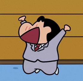 职场打工人，蜡笔小新微信头像