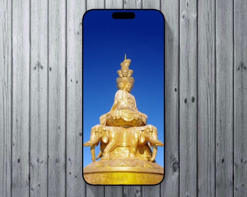 iPhone菩萨壁纸高清，真的很灵！