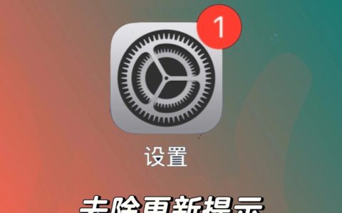 iOS设置小红点怎么去掉？iOS清除系统更新小红点方法