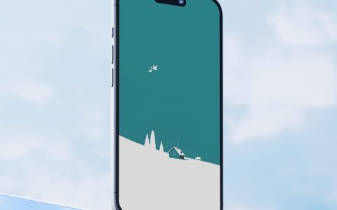 iPhone极简风景壁纸