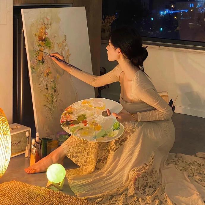 Wechat艺术感女生头像